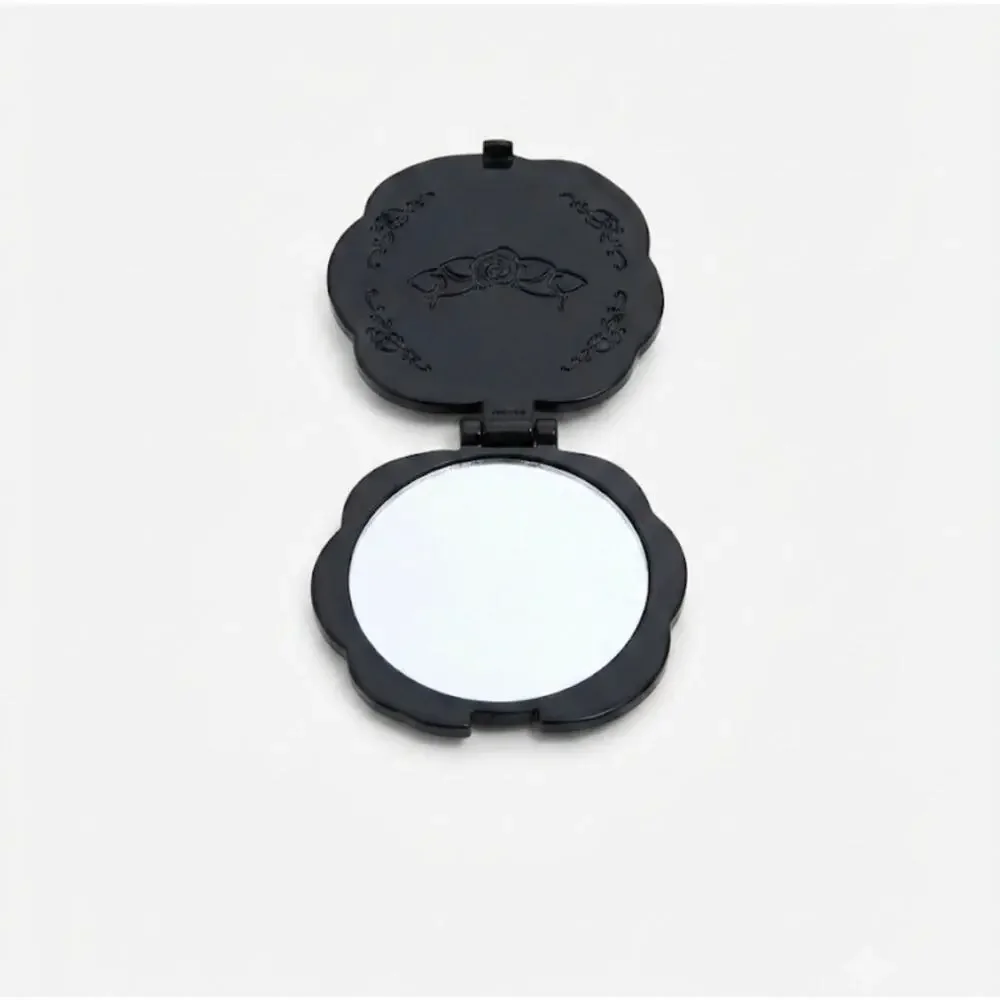 Vintage Black Rose Compact Mirror